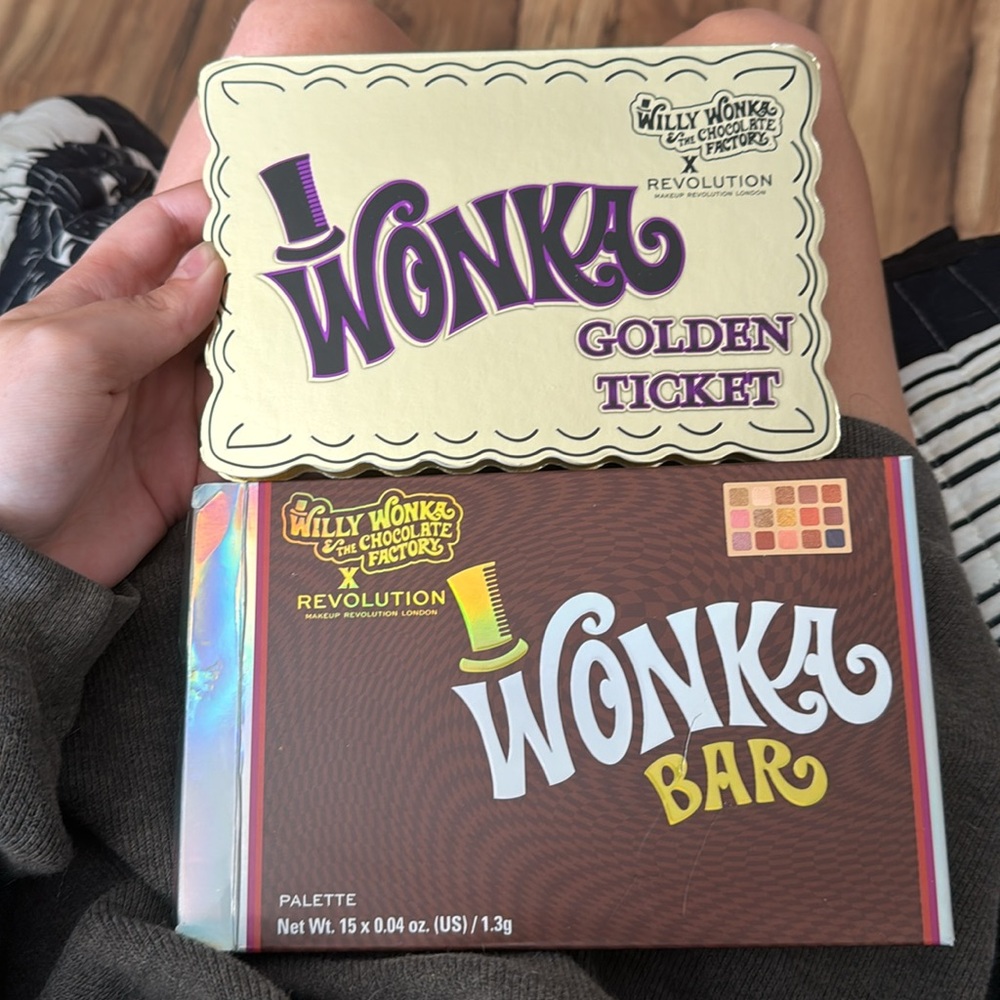 makeup revolution x wonka collab